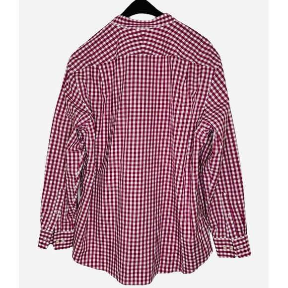 Charles Tyrwhitt Shirt Men XXL Weekend Classic Fit Red Checkered Preppy Casual - Picture 7 of 10